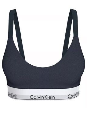 Calvin Klein Women's Icon Cotton Full-Coverage Lift Bralette in Black